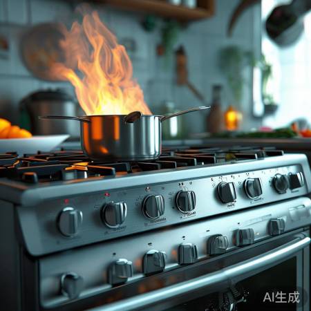 老板燃气灶火力足,安全可靠