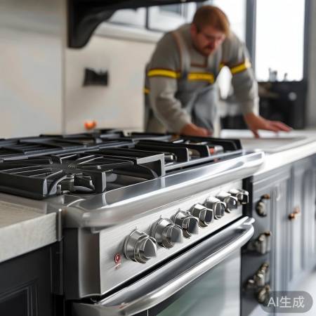 购买燃气灶选正规,安装请专业人
