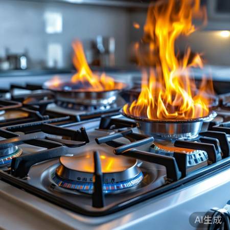 老板燃气灶，火力强劲满足烹饪