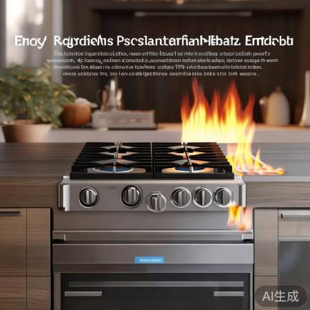 “高效节能燃气灶,安全便捷”