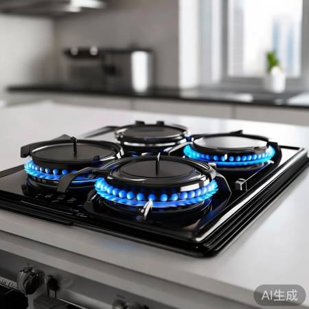 老板燃气灶,四环大火力,定时省