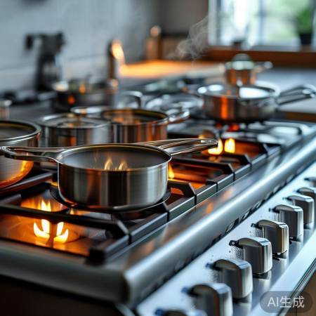 燃气灶火力可调，满足烹饪需求