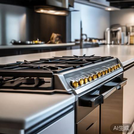 燃气灶美如艺术品