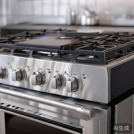 时尚不锈钢燃气灶